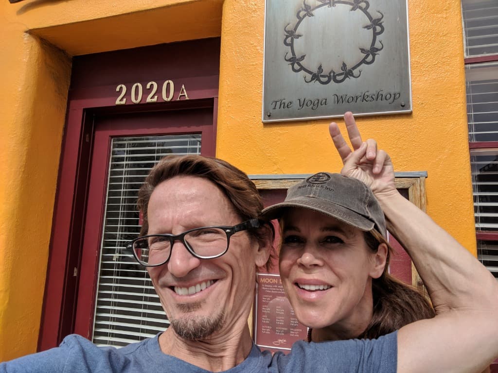 William and Elizabeth at The Yoga Workshop in Boulder
